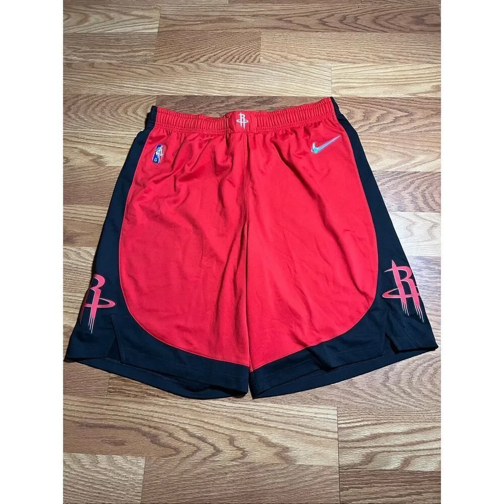 Nike Team-Issued NBA 75th Anniversary Houston Rockets Shorts 44